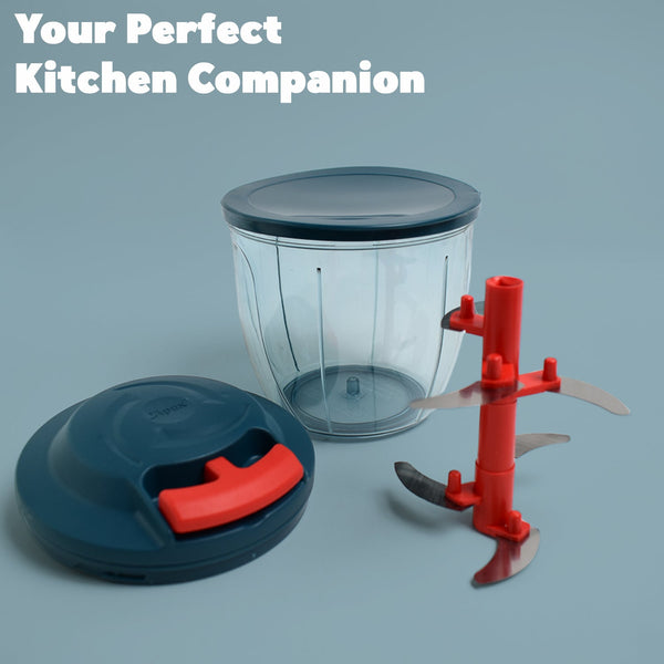 Apex Speed-X Hand-Powered Vegetable Chopper (1000 ML) - Image 6