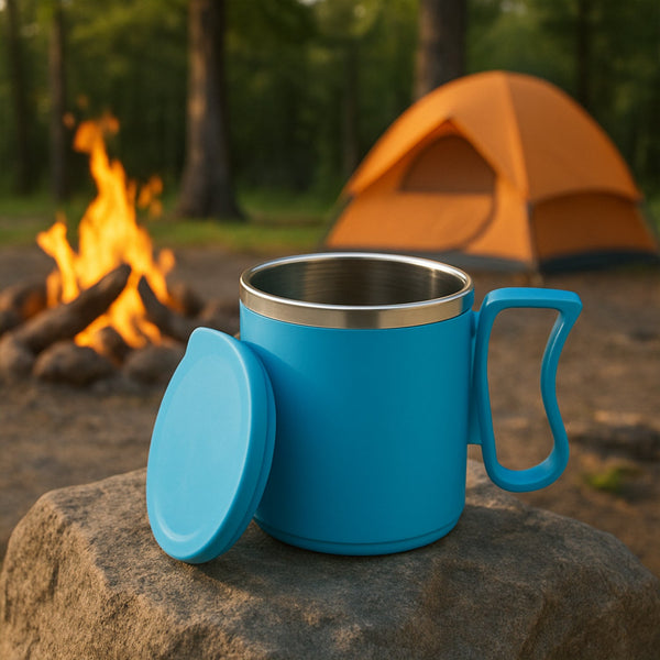 300ml Stainless Steel Mug: Insulated, Leakproof Lid, Hot/Cold Drinks (Mix Color) - Image 6