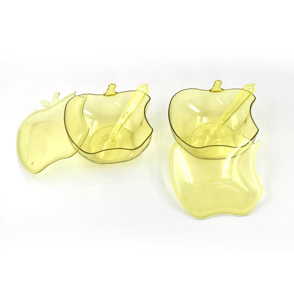 Apple Shape Tray Bowl Used For Serving Snacks And Various Food Stuffs. - Image 3