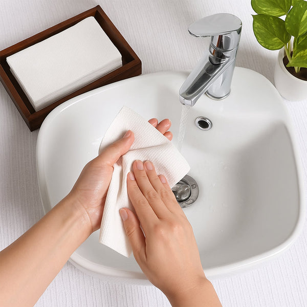 Soft Facial Tissue Paper Napkins Set (50 Pcs Set) - Image 3