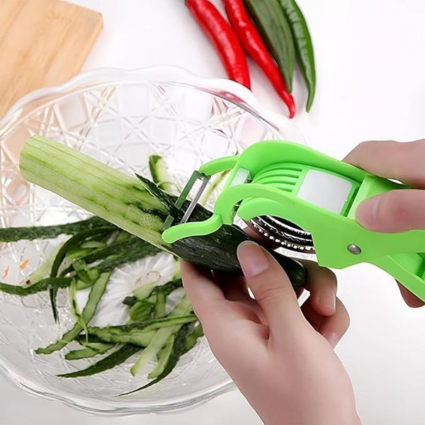 2-in-1 Multipurpose Handheld Vegetable Cutter - Image 6