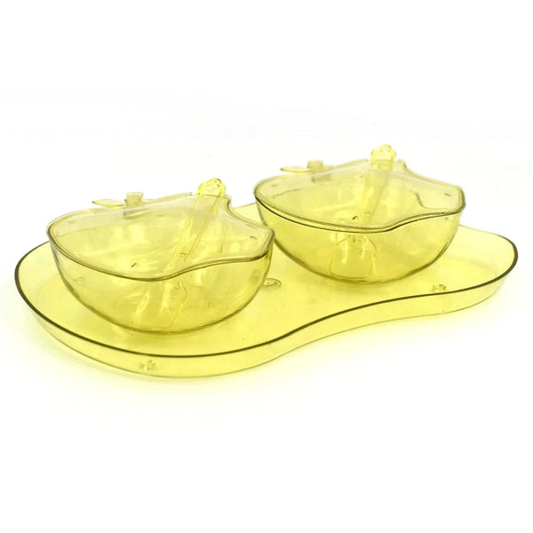 Apple Shape Tray Bowl Used For Serving Snacks And Various Food Stuffs. - Image 7