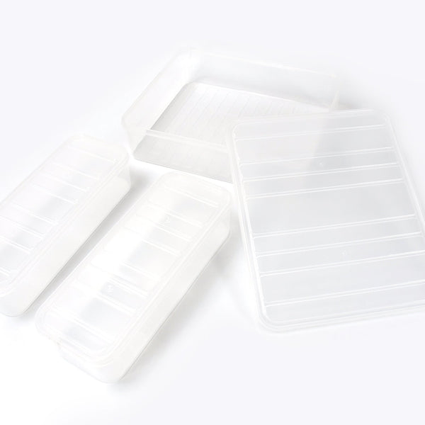 Plastic Food Storage Container for Fridge, fridge storage boxes with Lid Stackable Fridge Storage Containers freeze organizer items and storage, vegetable storage box for fridge, (3 Pcs set) - Image 6