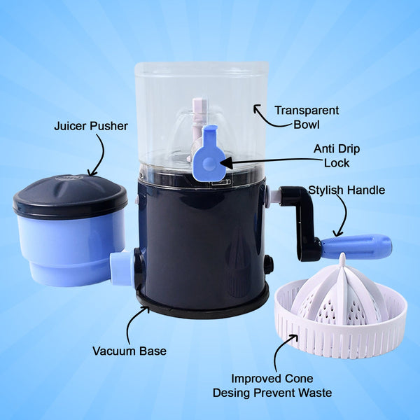 Ritu Hand Operated Compact Manual Juicer (Multicolor / 1 Pc) - Image 6