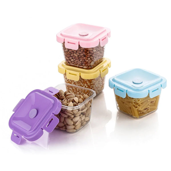 Plastic Food Storage Containers with Lid (4 Pcs Set / 500 ML) - Image 11