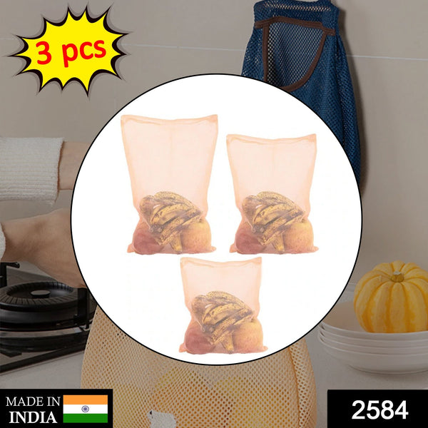 Fridge Bags for Fruits and Vegetables with Zip Net (Multicolour) - Image 8