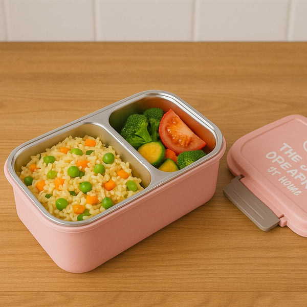 BPA-Free Snack Pack-2 Lunch Box – 2-Compartment - Image 3
