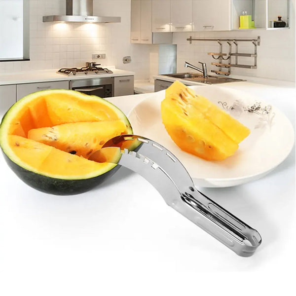 Stainless Steel Watermelon Cantaloupe Slicer Knife, Corer Fruit, Vegetable Tools Kitchen - Image 5