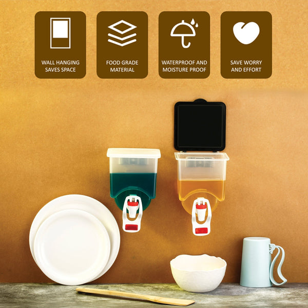 Wall Mounted Oil Dispenser Bottle (1100ml Approx) - Image 4