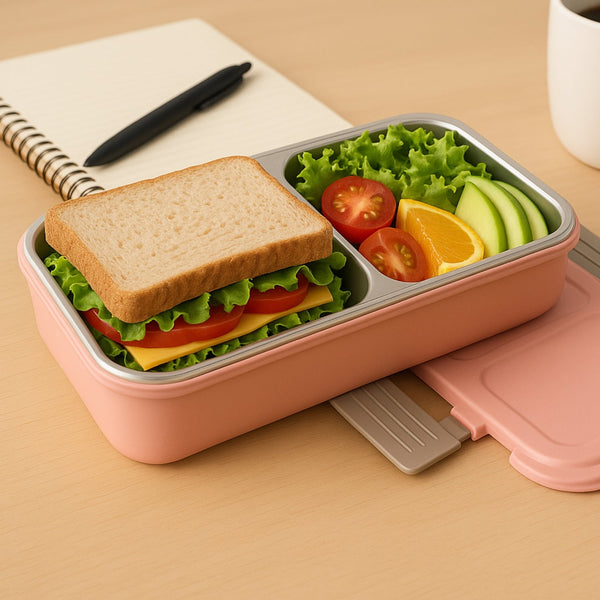 BPA-Free Snack Pack-2 Lunch Box – 2-Compartment - Image 10