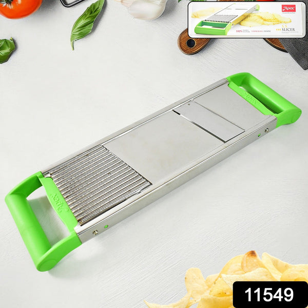 Apex Stainless Steel Vegetable Slicer (2-in-1) - Image 10