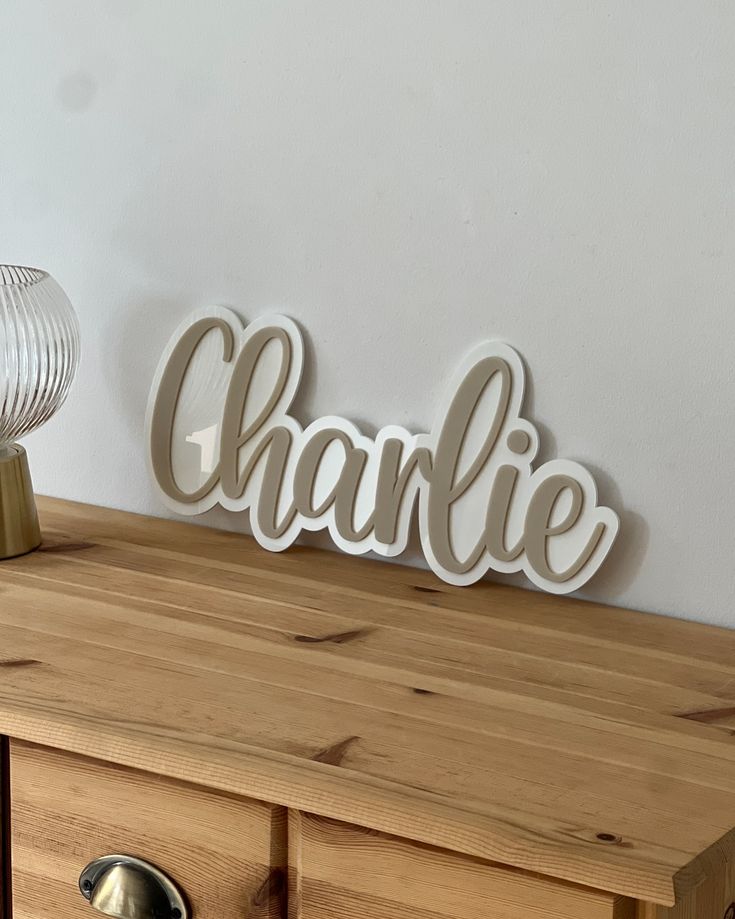 Custom Name Board (4D Acrylic Design)