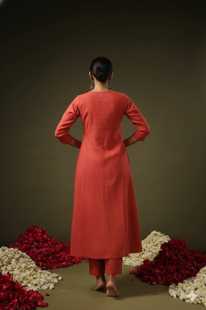 Fully Stiched Rayon Printed Kurti Pant Dupatta - Image 3