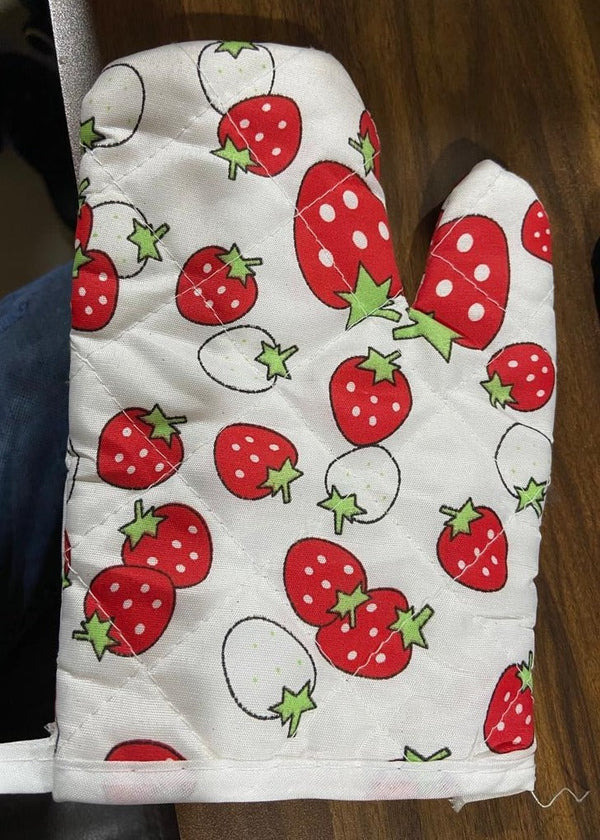 Designer Multicoloured Oven Mitt and Pot Holder - Image 2