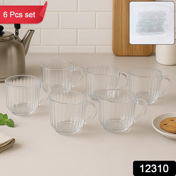 Unbreakable Transparent Plastic Tea Cups (Set of 6 Pc) - Image 7