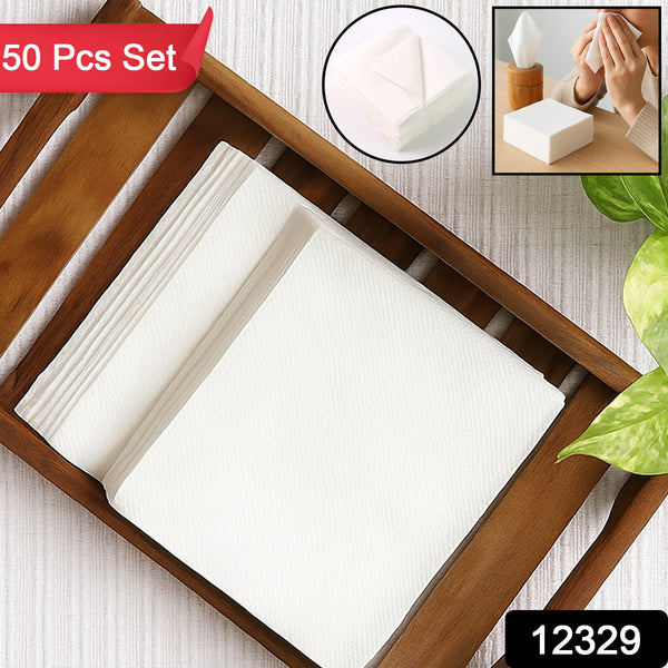 Soft Facial Tissue Paper Napkins Set (50 Pcs Set) - Image 7