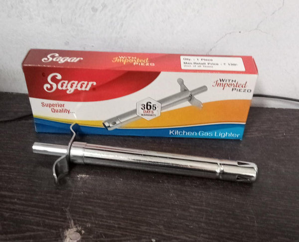 Stainless Steel Electronic Gas Lighter for lighting Gas Stove - Image 2