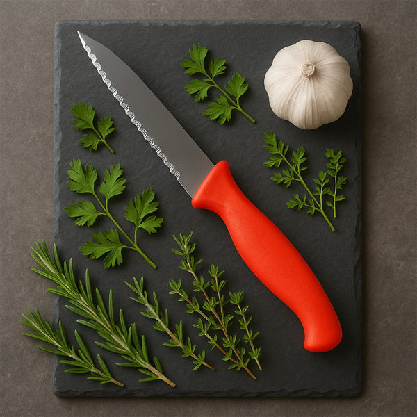 Stainless Steel Serrated Kitchen Knife (1 Pc) - Image 5