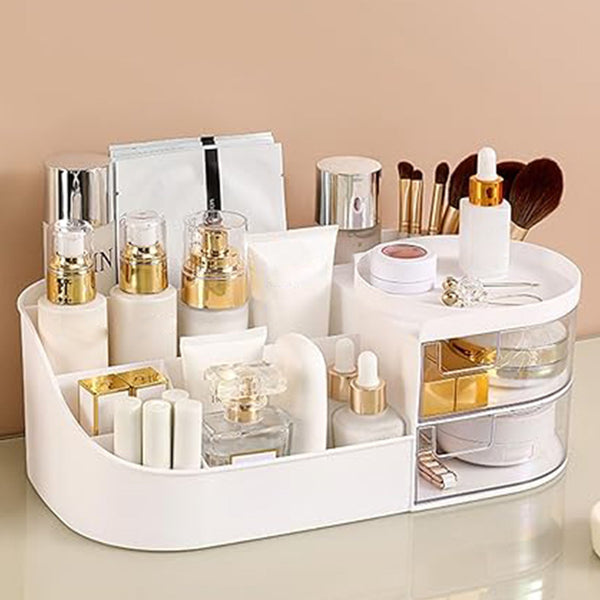 Multi-Functional Plastic Vanity Storage Box - Image 2