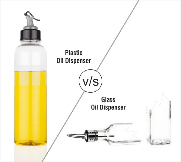 Oil Dispenser Transparent Plastic Oil Bottle | 1 Liter - Image 3