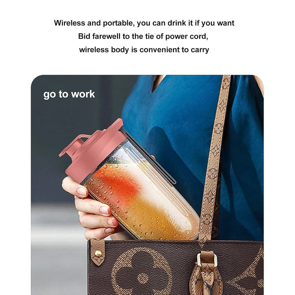 Portable Small Juicer Blender With Water Bottle / Cup (2 Pc Set) - Image 3