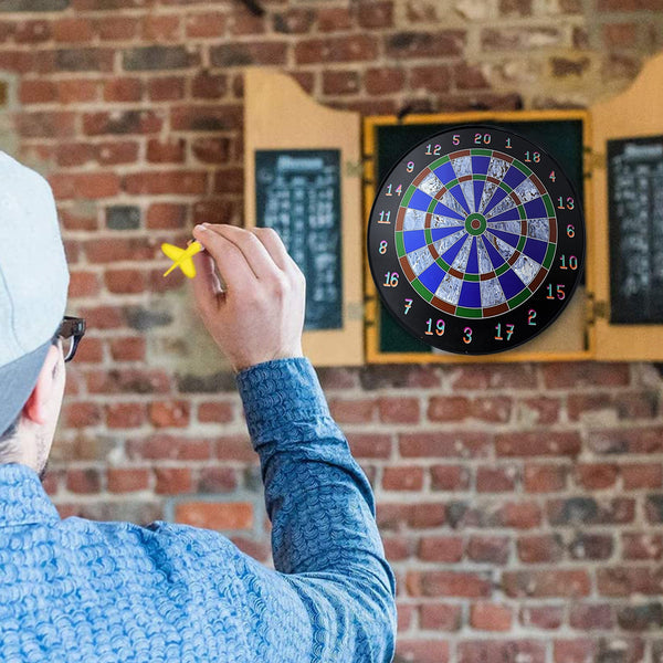 Magnetic Dart Board Game Set with 6 Soft-Tip Darts - Image 6