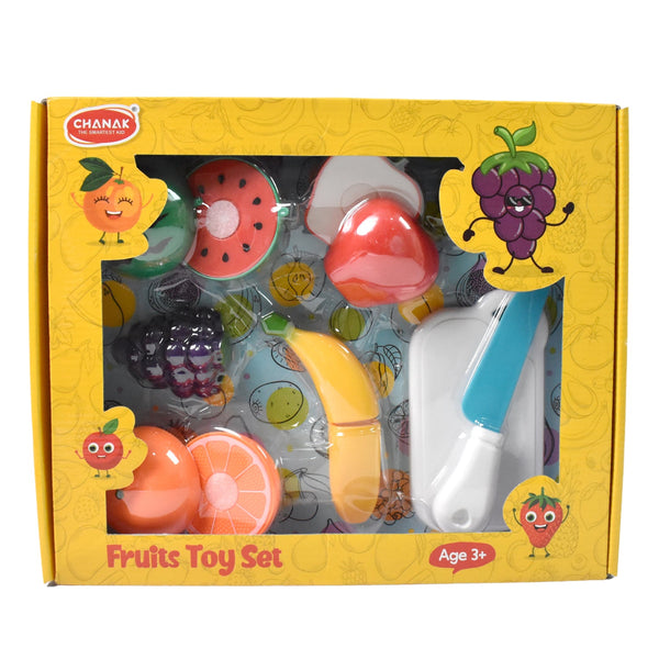 Realistic Sliceable Fruits Cutting Play Toy Set (7 Pcs Set) - Image 3