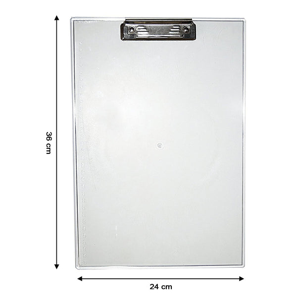 Transparent Premium Exam Pad Best for Students in All Exams Unbreakable Flexible Board with a Centimeter Measuring Side Pad For School & Exam Use - Image 6