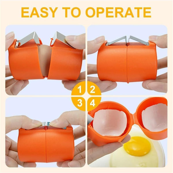 Egg Shell Opener Egg Cracker Tool for Raw Eggs Handheld (1 Pc) - Image 5