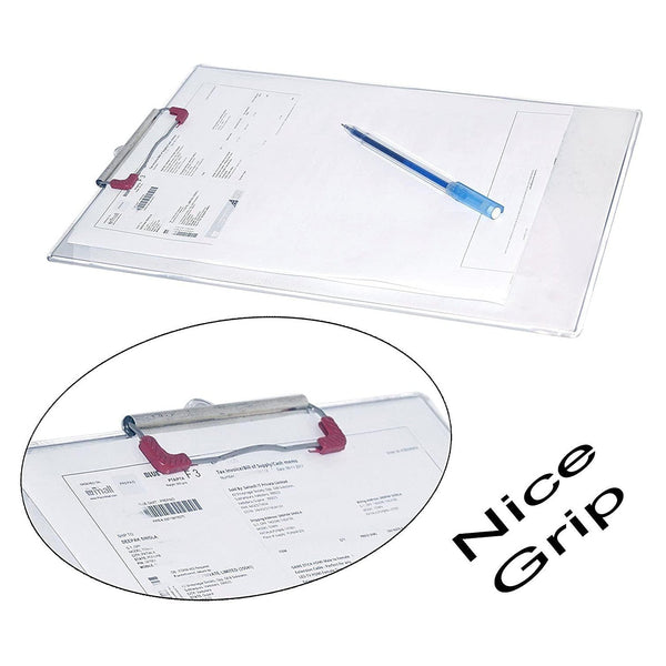 Transparent Premium Exam Pad Best for Students in All Exams Unbreakable Flexible Board with a Centimeter Measuring Side Pad For School & Exam Use - Image 3