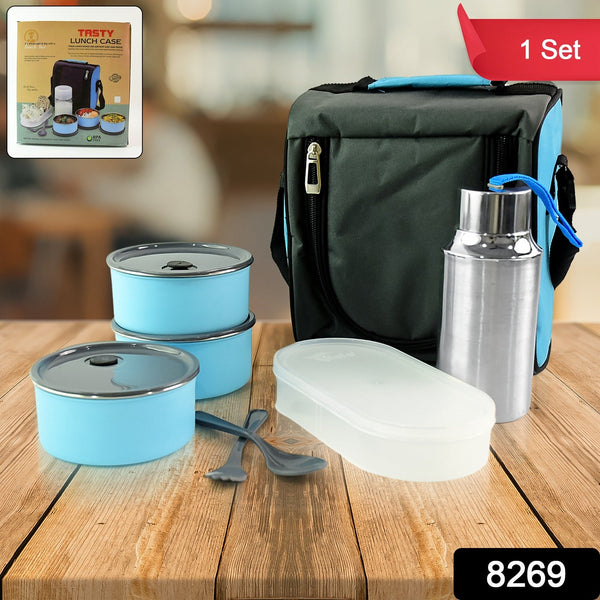 Tasty Lunch Case Set with Insulated Carry Bag - Image 7