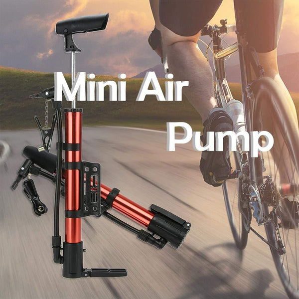 Aluminum Mini Bicycle Air Pump (Multicolor) - Image 5