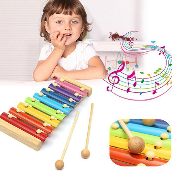 Wooden Xylophone Musical Toy for Children (MultiColor) - Image 10