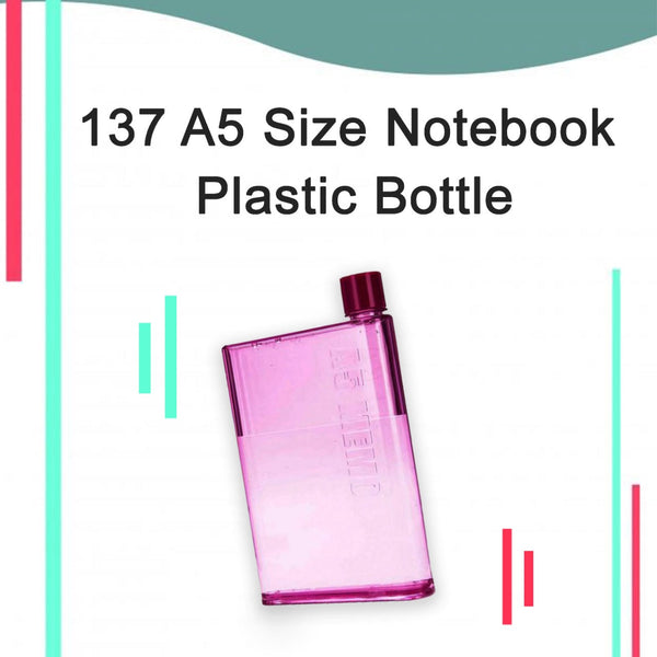 A5 Size Notebook Plastic Bottle (Any Color) - Image 7