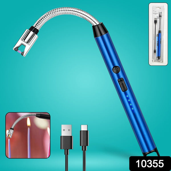 Metal Rechargeable Electric Arc Lighter with Flexible Neck (1 Pc) - Image 9