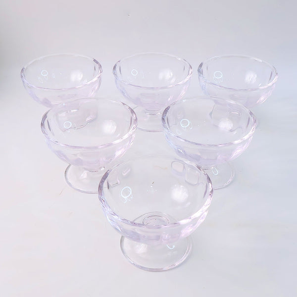 Premium Glass Ice Cream Dessert Bowl 6 Pc Set - Image 5