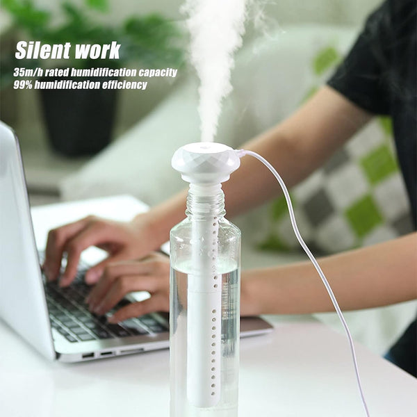 Mini Portable USB Humidifier – Quiet Cool Mist for Car, Home, Office, Travel (1 Pc) - Image 6